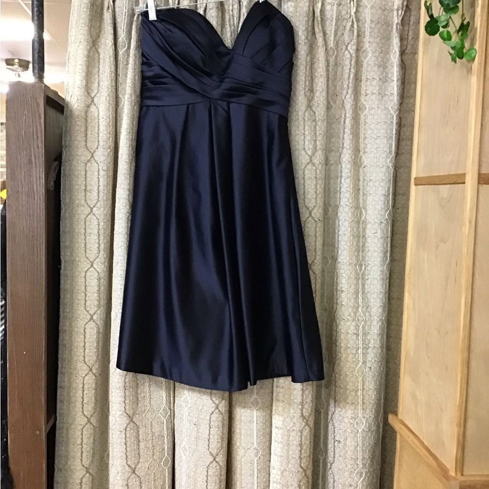 🛍️ 12 Levkoff blue strapless dress